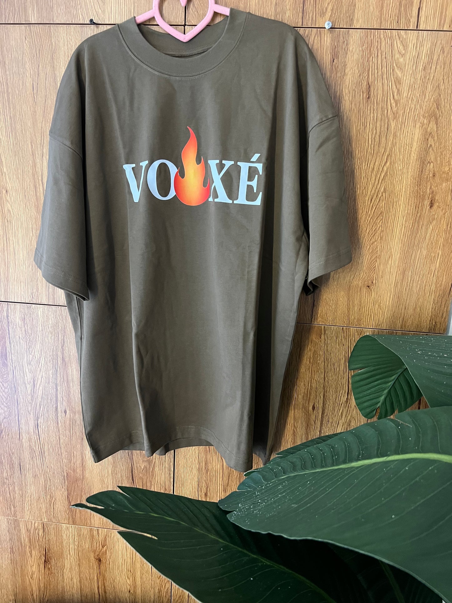 Army green VOXÉ Signature Tee